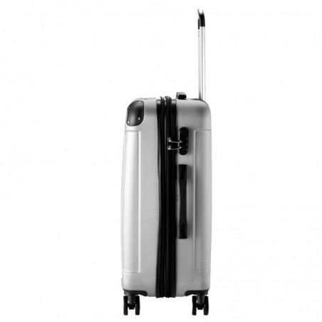 Maleta de Cabina 20" (40L) con 4 Ruedas Dobles - Equipaje de Mano Semirígida ABS 55x40x20 cm con Asa Telescópica