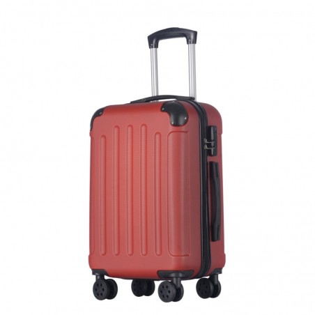 Maleta de Cabina 20" (40L) con 4 Ruedas Dobles - Equipaje de Mano Semirígida ABS 55x40x20 cm con Asa Telescópica