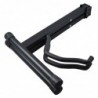 Soporte de suelo para guitarra plegable Base tipo A con estructura metálica, acolchado protector y patas antideslizantes