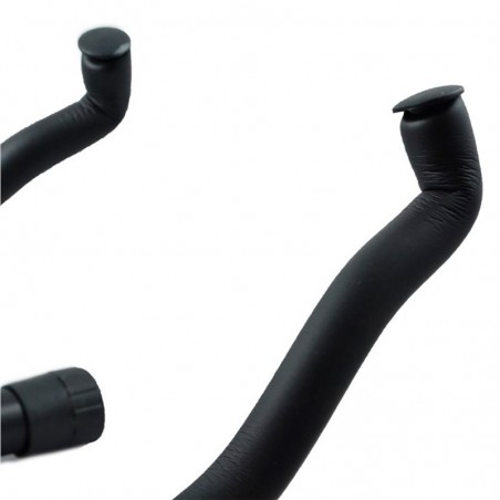 Soporte de suelo para guitarra plegable Base tipo A con estructura metálica, acolchado protector y patas antideslizantes