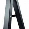 Soporte de suelo para guitarra plegable Base tipo A con estructura metálica, acolchado protector y patas antideslizantes