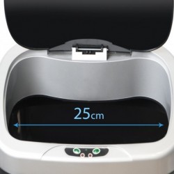 Cubo de Basura Automatico con Sensor de Movimiento inteligente Acero INOX. Ideal Cocina, Baño, Wc u Oficina.