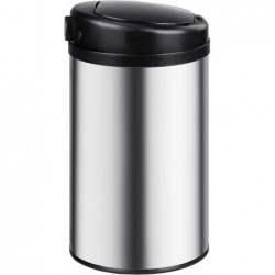 Cubo de Basura Automático T-LOVENDO con Sensor de Movimiento Acero Inoxidable - Apertura Sin Contacto para Cocina y Baño