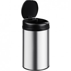 Cubo de Basura Automático T-LOVENDO con Sensor de Movimiento Acero Inoxidable - Apertura Sin Contacto para Cocina y Baño