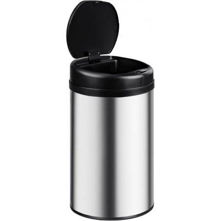 Cubo de Basura Automático T-LOVENDO con Sensor de Movimiento Acero Inoxidable - Apertura Sin Contacto para Cocina y Baño