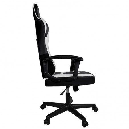 Silla Gaming Ergonómica Reclinable con Cojín Lumbar y Cervical - Respaldo Alto Acolchado y Altura Ajustable con Ruedas