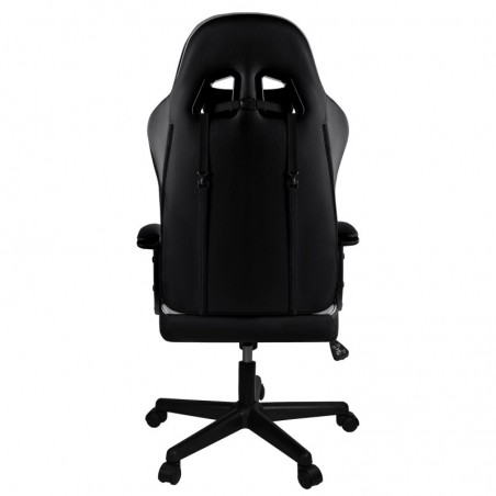 Silla Gaming Ergonómica Reclinable con Cojín Lumbar y Cervical - Respaldo Alto Acolchado y Altura Ajustable con Ruedas
