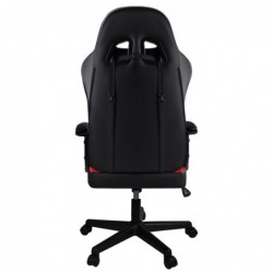 Silla Gaming Ergonómica Reclinable con Cojín Lumbar y Cervical - Respaldo Alto Acolchado y Altura Ajustable con Ruedas