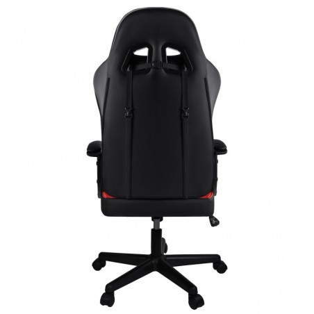 Silla Gaming Ergonómica Reclinable con Cojín Lumbar y Cervical - Respaldo Alto Acolchado y Altura Ajustable con Ruedas