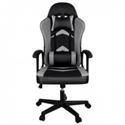 Silla Gaming Ergonómica Reclinable con Cojín Lumbar y Cervical - Respaldo Alto Acolchado y Altura Ajustable con Ruedas
