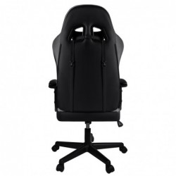 Silla Gaming Ergonómica Reclinable con Cojín Lumbar y Cervical - Respaldo Alto Acolchado y Altura Ajustable con Ruedas