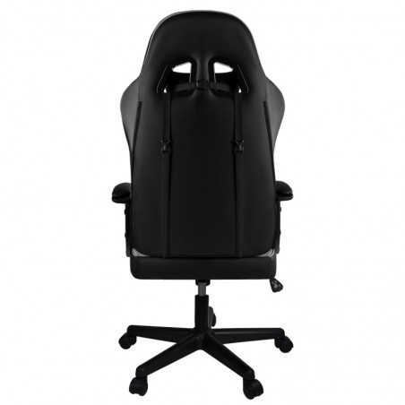Silla Gaming Ergonómica Reclinable con Cojín Lumbar y Cervical - Respaldo Alto Acolchado y Altura Ajustable con Ruedas