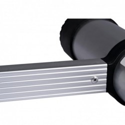 Escalera Telescópica de Aluminio Extensible y Plegable - Compacta, Ligera, Portátil y Antideslizante para Casa