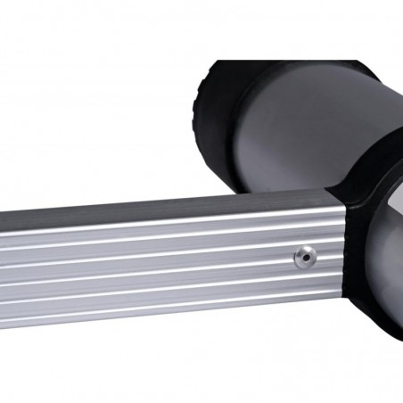 Escalera Telescópica de Aluminio Extensible y Plegable - Compacta, Ligera, Portátil y Antideslizante para Casa