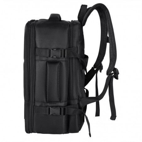 Mochila de Cabina Avión 40x20x25 cm 20L - Equipaje de Mano Bajo el Asiento con Puerto USB Compatible con Ryanair
