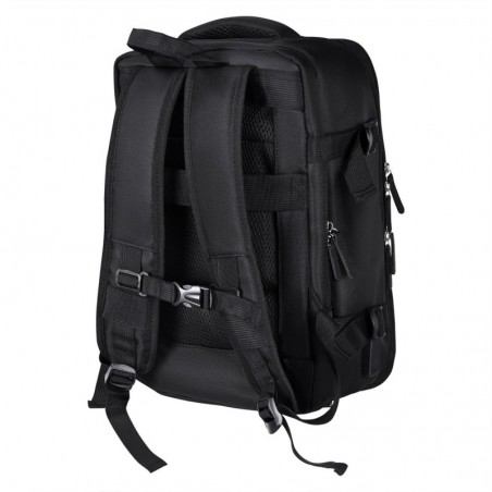 Mochila de Cabina Avión 40x20x25 cm 20L - Equipaje de Mano Bajo el Asiento con Puerto USB Compatible con Ryanair