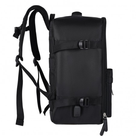 Mochila de Viaje para Cabina de Avión 40x20x25 cm 20L - Equipaje de Mano Bajo el Asiento con Puerto USB para Ryanair