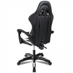 Silla Gaming Ergonómica Reclinable con Cojín Lumbar y Cervical | Altura Ajustable, Reposabrazos Acolchados, Ruedas 360°