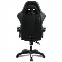 Silla Gaming Ergonómica Reclinable con Cojín Lumbar y Cervical | Altura Ajustable, Reposabrazos Acolchados, Ruedas 360°
