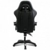 Silla Gaming Ergonómica Reclinable con Cojín Lumbar y Cervical | Altura Ajustable, Reposabrazos Acolchados, Ruedas 360°