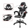 Silla Gaming Ergonómica Reclinable con Cojín Lumbar y Cervical | Altura Ajustable, Reposabrazos Acolchados, Ruedas 360°