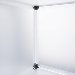 Armario Modular Cubos. Estantería Zapatero plástico Blanco. Librería Moderna. Ahorra Espacio. Salon, baño. 9 Cubos