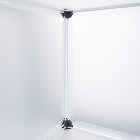 Armario Modular Cubos. Estantería Zapatero plástico Blanco. Librería Moderna. Ahorra Espacio. Salon, baño. 12 Cubos