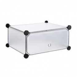 Zapatero Modular con 10 Estantes Cubos - Organizador de Zapatos y Almacenaje 40x17x30 cm por Compartimento
