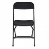 Pack de 4 Sillas Plegables de plástico para comedor, patio, cocina, camping. Ahorra espacio. Estructura metálica.