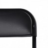 Pack de 4 Sillas Plegables de plástico para comedor, patio, cocina, camping. Ahorra espacio. Estructura metálica.