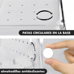 Set de 12 Cajones de Organización | Organizadores de Plástico Transparentes | Separadores de Cajones para Escritorio