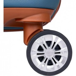 Maleta de Cabina 20" (38L) Semirígida ABS con 4 Ruedas Giratorias 360° - Equipaje de Mano Ligero 55x34x23 cm con Candado TSA