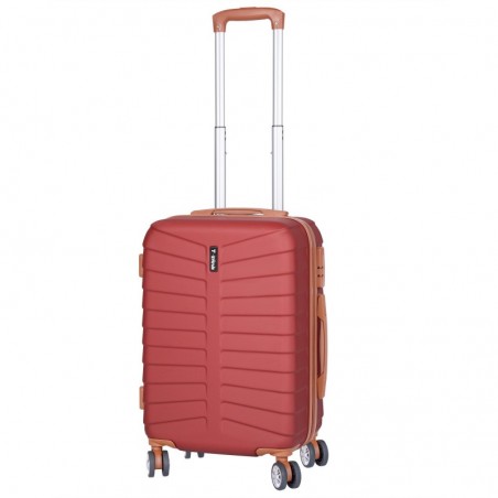 Maleta de Cabina 20" (38L) Semirígida ABS con 4 Ruedas Giratorias 360° - Equipaje de Mano Ligero 55x34x23 cm con Candado TSA