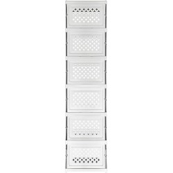 Cajas de almacenamiento plegables y apilables | Zapatero | Organizadores de plástico transparente con puerta abatible