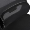 Silla de oficina ergonómica con respaldo de malla transpirable y reposacabezas ajustable | Asiento acolchado, cómodo