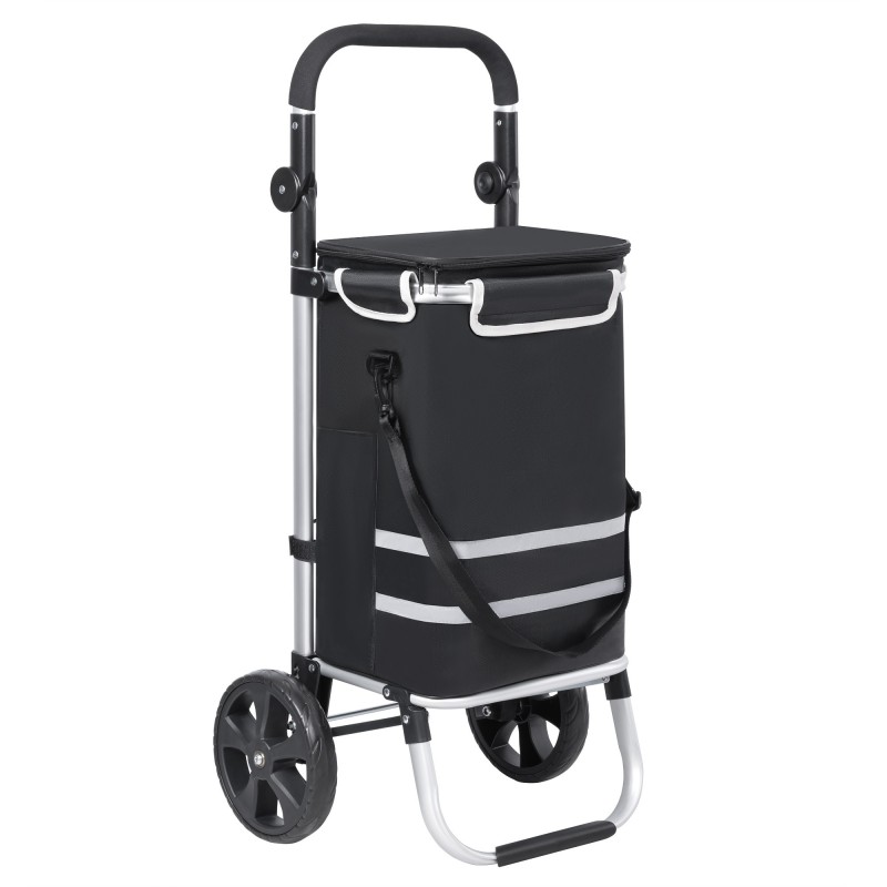 Carro Compra Plegable Ruedas Grandes Aluminio Ligero Bolso Térmico Aislamiento Reflectante Bolsa Extraíble Cierre Velcro Carro Compra Plegable Ruedas Grandes Aluminio Ligero Bolso Térmico Aislamiento Reflectante Bolsa Extraíble Cierre Velcro