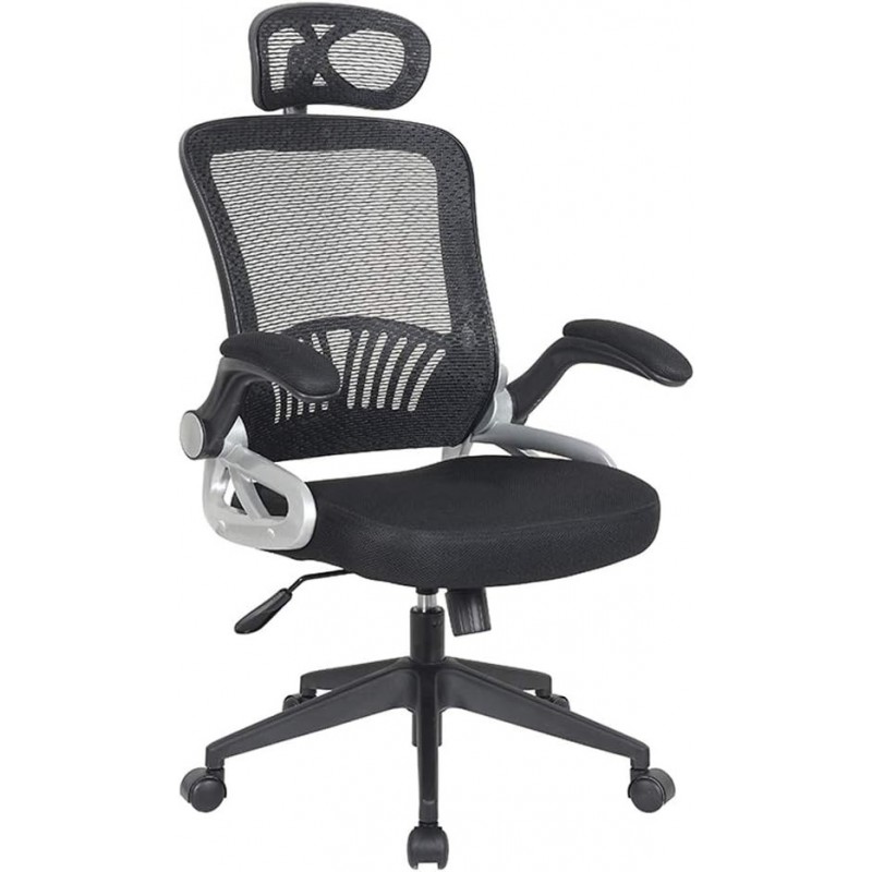 Silla de Oficina o Escritorio reclinable y ergonómica con Reposabrazos Ajustables. con Reposacabezas. Transpirable Silla de Oficina o Escritorio reclinable y ergonómica con Reposabrazos Ajustables. con Reposacabezas. Transpirable