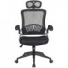 Silla de Oficina o Escritorio reclinable y ergonómica con Reposabrazos Ajustables. con Reposacabezas. Transpirable