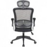 Silla de Oficina o Escritorio reclinable y ergonómica con Reposabrazos Ajustables. con Reposacabezas. Transpirable