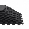 18 Losetas Esterilla Suelo Gimnasio Puzzle Espuma EVA 30x30 cm | Alfombrillas Acolchadas Antideslizantes Tatami Modular