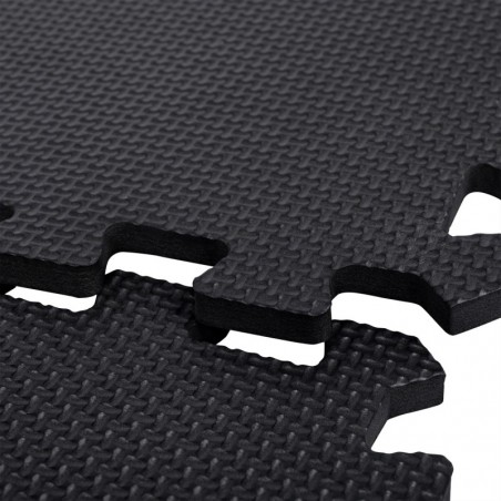 18 Losetas Esterilla Suelo Gimnasio Puzzle Espuma EVA 30x30 cm | Alfombrillas Acolchadas Antideslizantes Tatami Modular