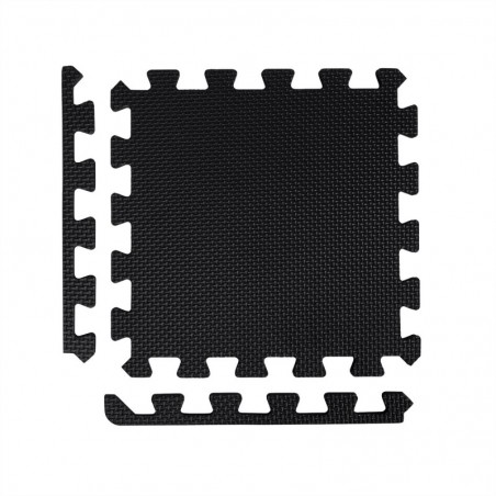 18 Losetas Esterilla Suelo Gimnasio Puzzle Espuma EVA 30x30 cm | Alfombrillas Acolchadas Antideslizantes Tatami Modular