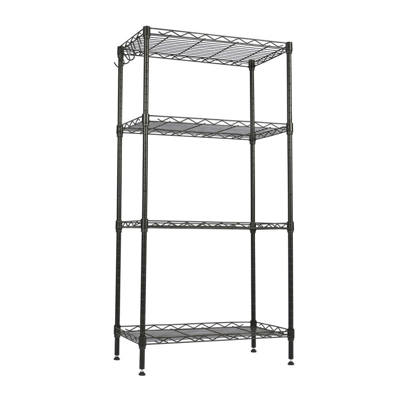 Estantería metal para baño- cocina- garaje- ducha. Niveles o Estantes de almacenaje Ajustables en altura Metálica fuerte