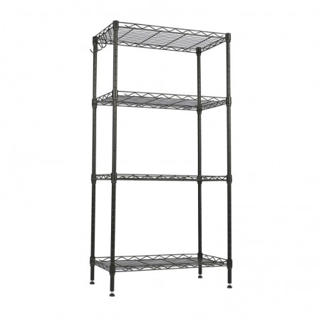 Estantería metal para baño- cocina- garaje- ducha. Niveles o Estantes de almacenaje Ajustables en altura Metálica fuerte