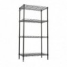 Estantería metal para baño- cocina- garaje- ducha. Niveles o Estantes de almacenaje Ajustables en altura Metálica fuerte