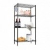 Estantería metal para baño- cocina- garaje- ducha. Niveles o Estantes de almacenaje Ajustables en altura Metálica fuerte