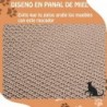 Rascador Para Gatos De Cartón Reforzado Con Madera | Poste Rascador Vertical Y Base Antideslizante | Mueble Rascador