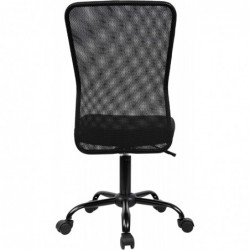 Silla de Oficina o Escritorio ergonómica. Sin reposabrazos. Juvenil sin Brazos. Tela Transpirable. con Ruedas, giratoria