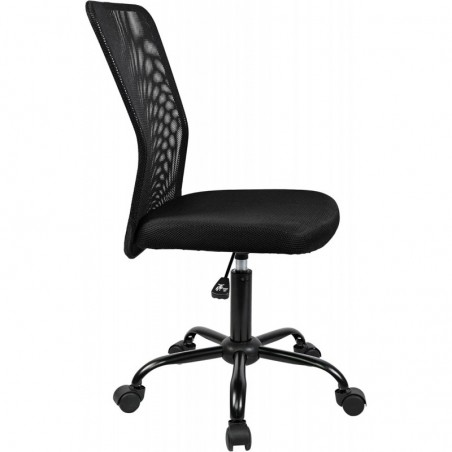 Silla de Oficina Ergonómica sin Reposabrazos con Malla Transpirable - Juvenil Giratoria para Escritorio