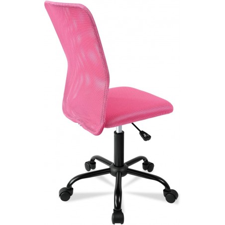 Silla de Oficina Ergonómica sin Reposabrazos con Malla Transpirable - Juvenil Giratoria para Escritorio